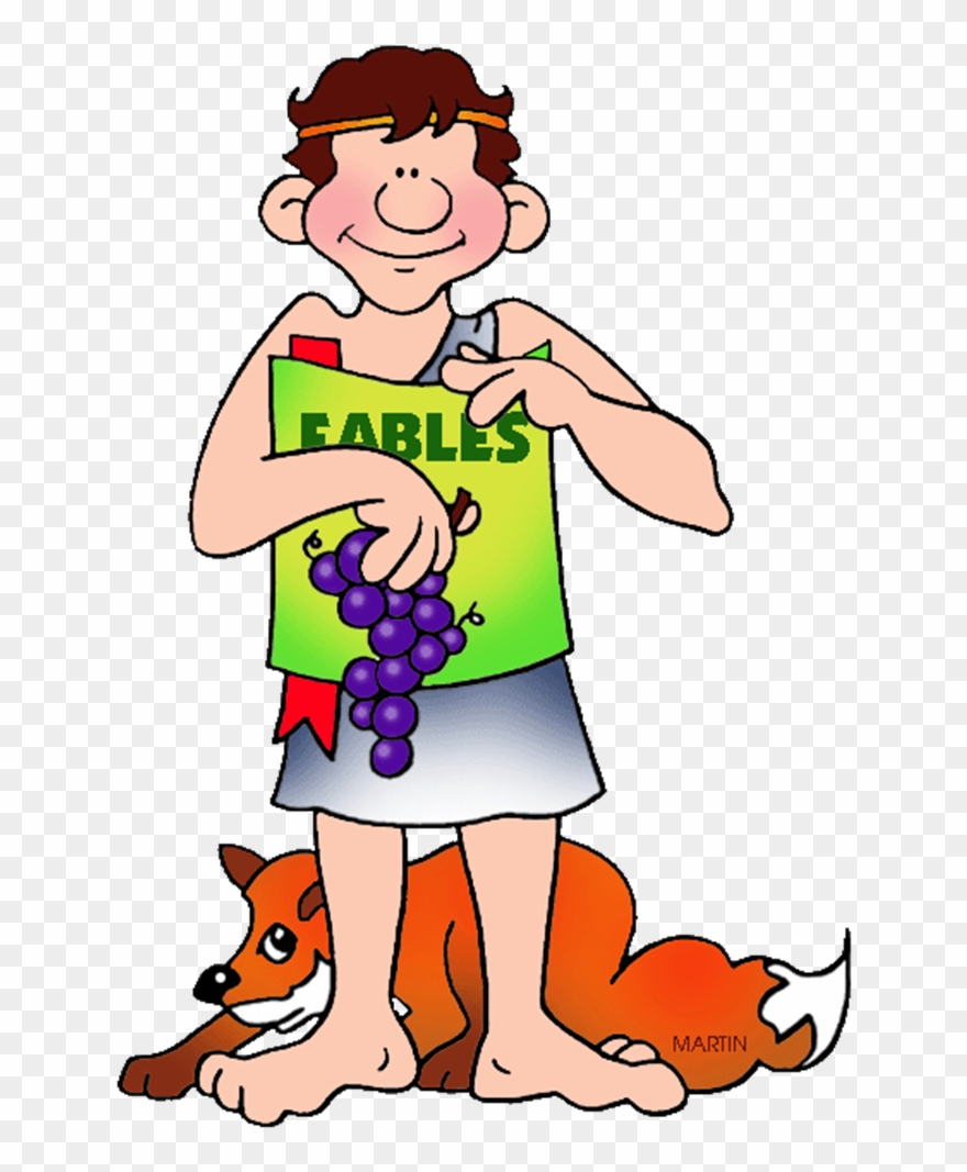 Aesop And His Fables - Aesop Fables Clipart - Png Download