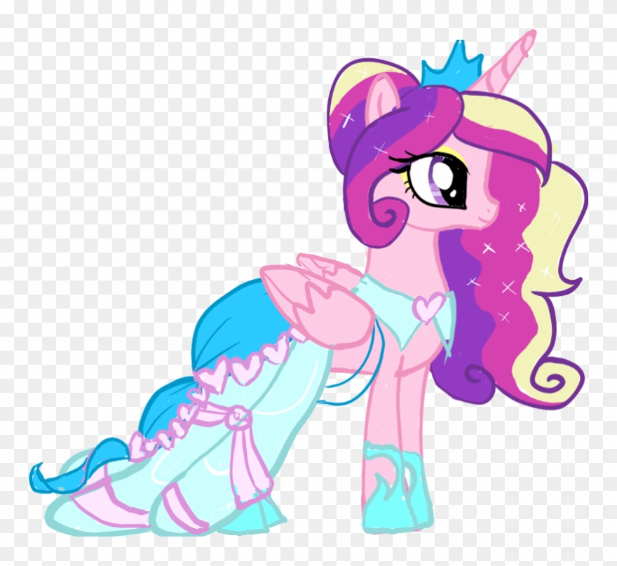 "my Little Pony Friendship Is Magic Rarity Gala Dress - My Little Pony Princess Cadence Dress Clipart