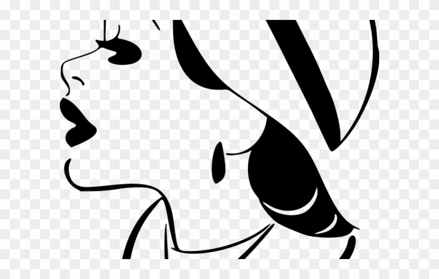 Profile Clipart Lady Head - Dame Clipart - Png Download