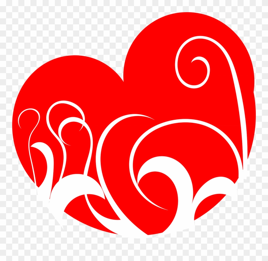 Vacation, Red, Heart, Background, Image, Creeper Clipart