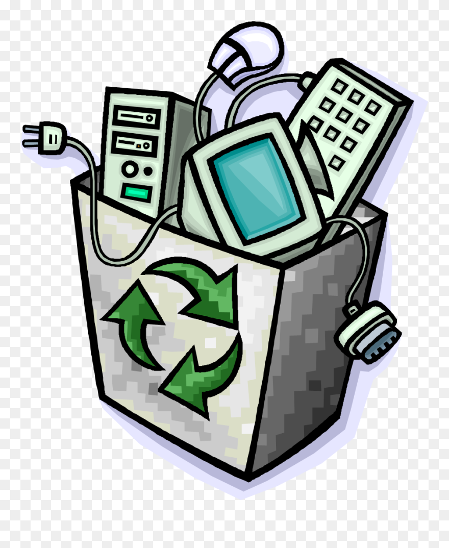 Electronics Learning And Creativity Garbage Disposal - Waste Recycling Clipart