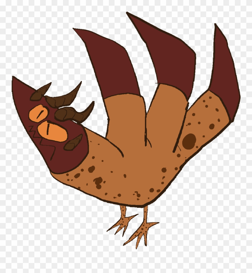 Rust Hand Turkery - Cartoon Clipart