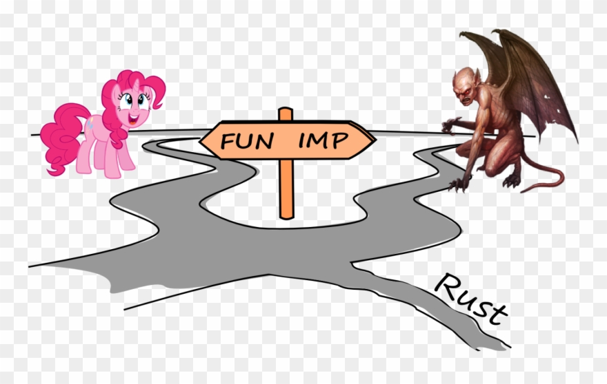 Rust's Path - Cartoon Clipart