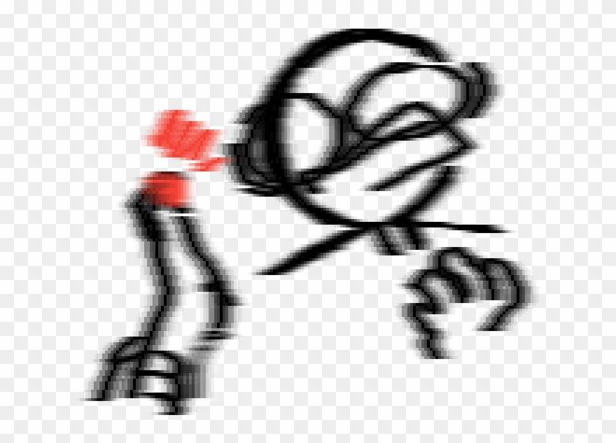 *stubs Toe* - Illustration Clipart