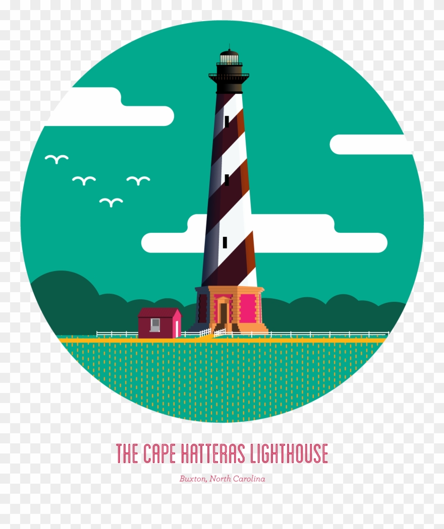 In These Vector Illustrations, I Sought To Capture - Vector Lighthouse Simple Clipart