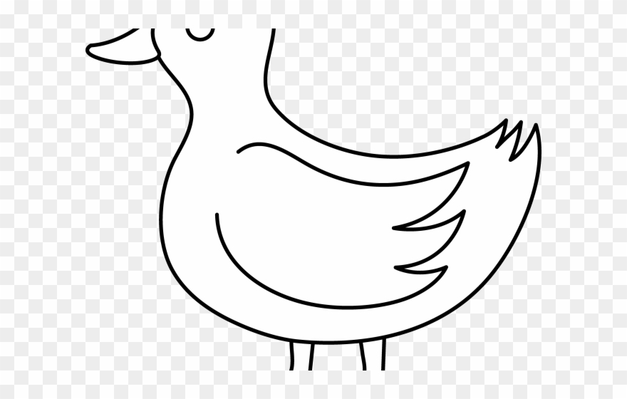 Drawn Duckling Butterfly - Clip Art - Png Download