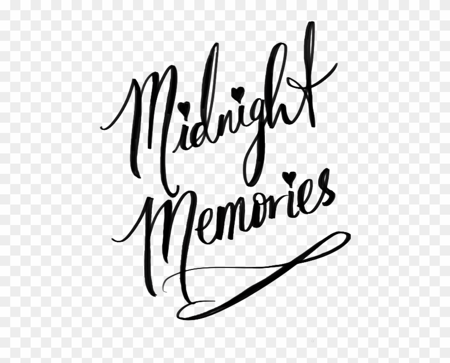 #one Direction - One Direction Midnight Memories Tumblr Lyrics Clipart