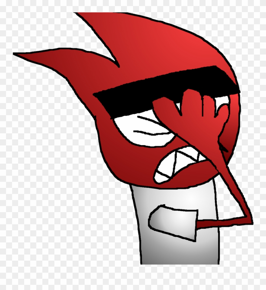 I Dislike Sales Reps - Palm Face Cartoon Clipart