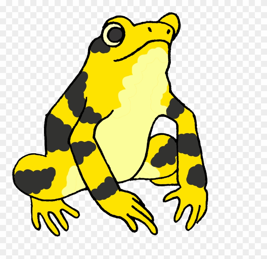 Picture - Panamanian Golden Frog Cartoon Clipart