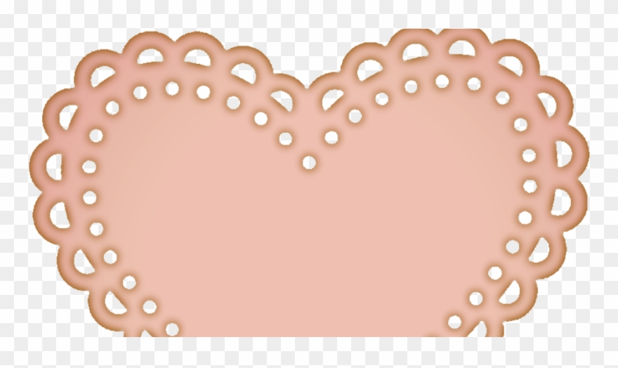 Lace Heart Clip Art - Png Download