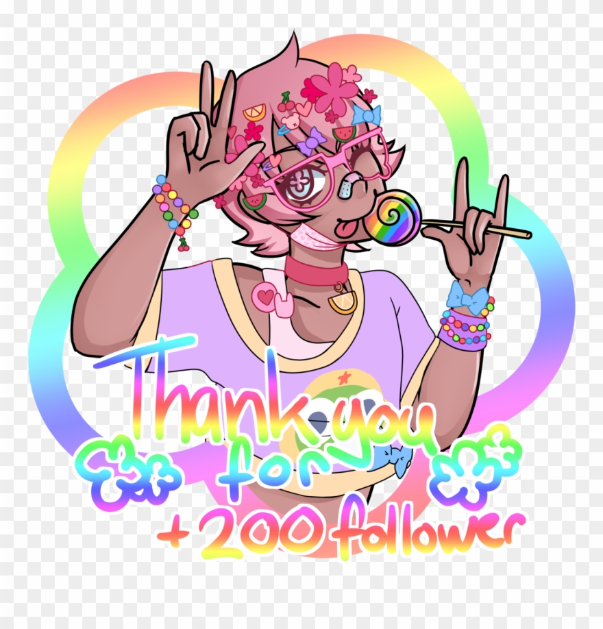 “thank You All So Much For 200 Follower I Clipart