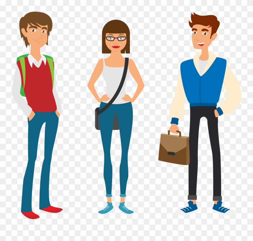 Student University Estudante College Instituto Universitxe1rio - College Student Vector Png Clipart