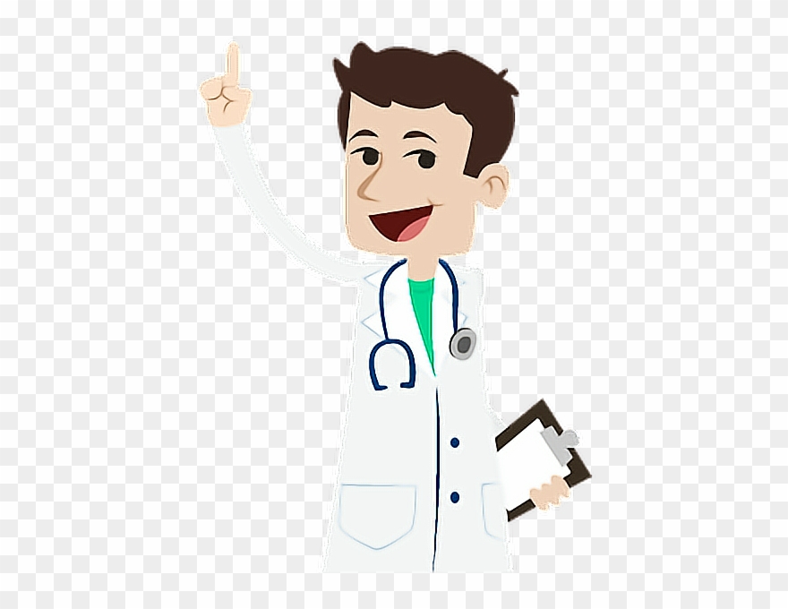 Doctor Medico Medicine Medic Clinical Freetoedit - 醫生 卡通 Png Clipart