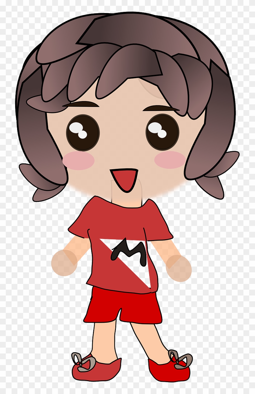 Manga Boy Clipart Brown Hair Blue Eye Glass - Doraemon - Png Download