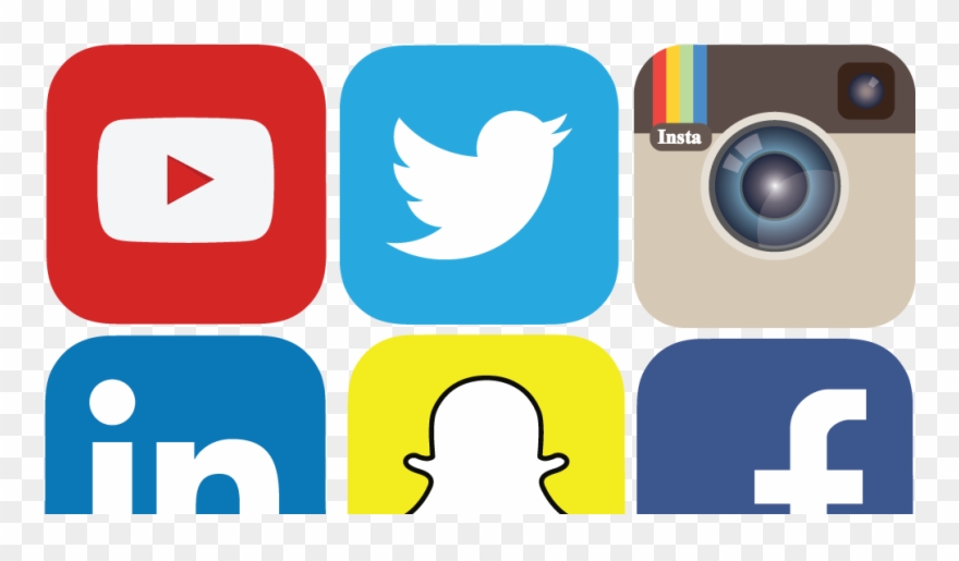 Instagram Clipart Like Facebook Button - Social Media Icons Hd - Png Download