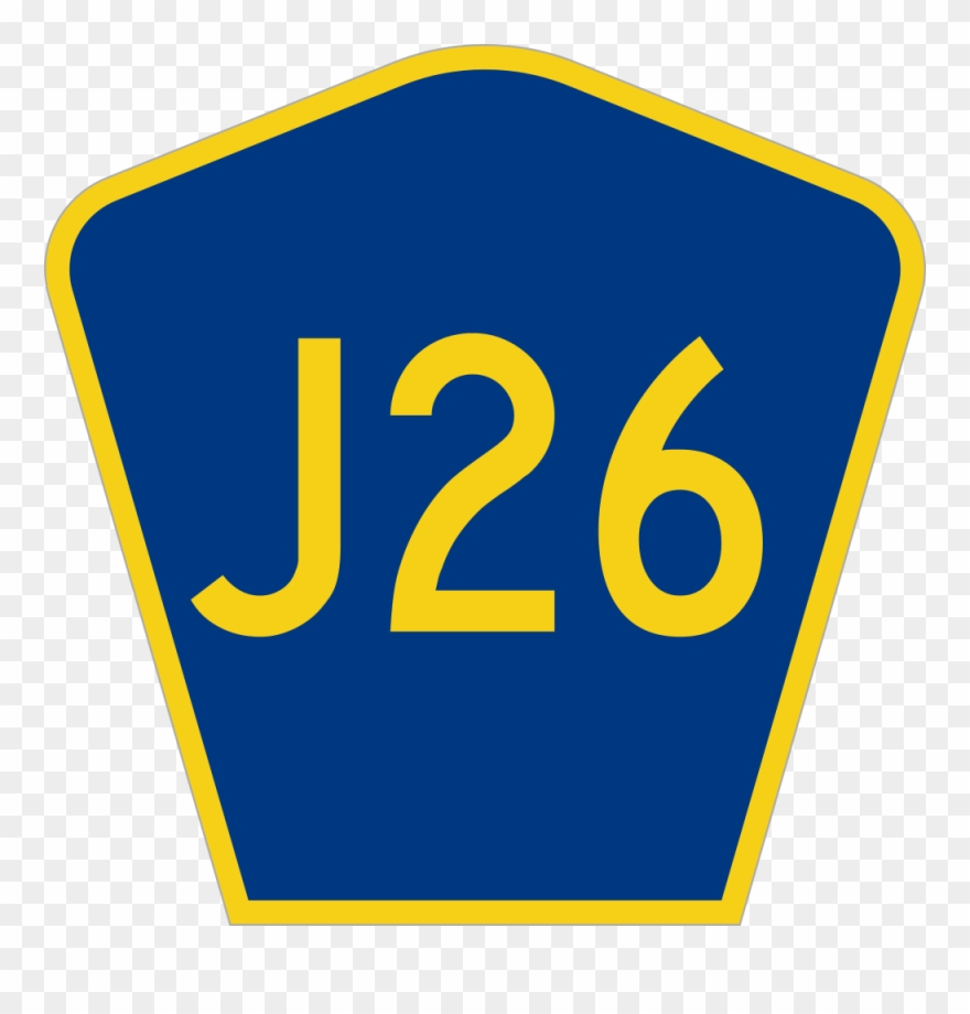 Open - County Road Sign Blue Clipart