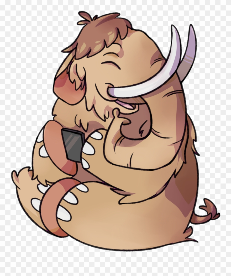 Mastodon Mascot - Mastodon Social Network Logo Clipart