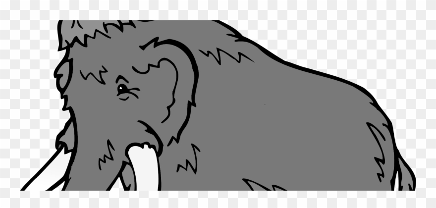 De Mastodon Hosted On Dizl - Cute Woolly Mammoth Throw Blanket Clipart