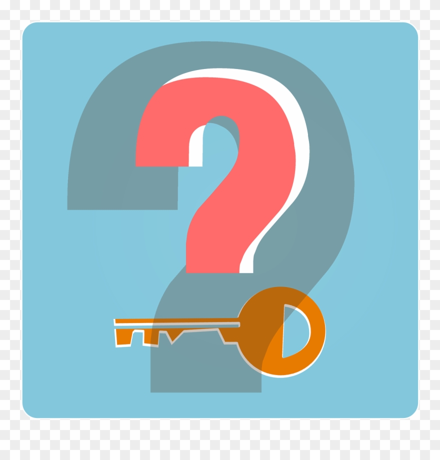 Key Security Icon Question Mark Png Image - Key Question Png Clipart