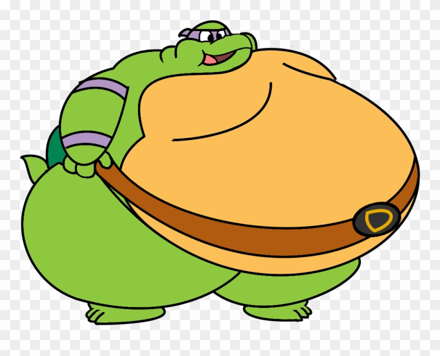 Fat Donnie - Transparent Fat Cartoon Character Clipart