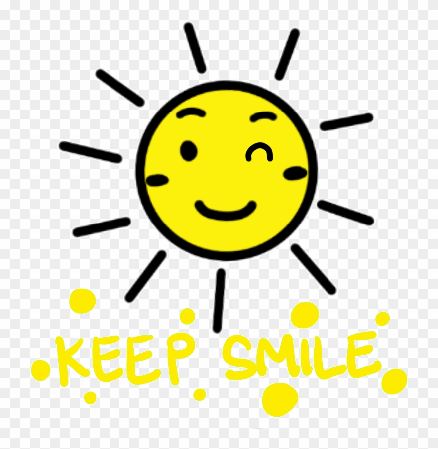 Happy Sun Sticker By Hildha Dewi - Smiley Clipart