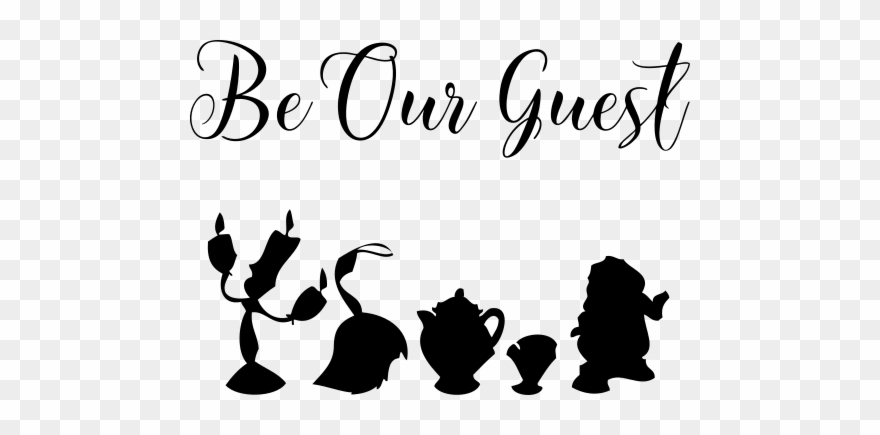 Title, Preview, Download - Our Guest Beauty And The Beast Clipart