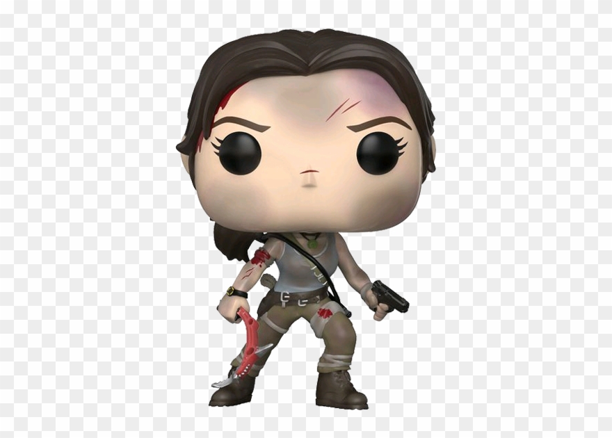 Lara Croft Pop Vinyl Figure - Funko Pop Lara Croft 333 Clipart