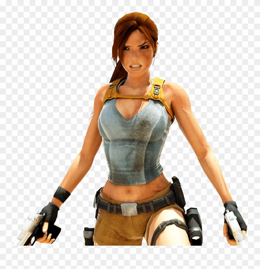 Lara Croft Two Guns - Lara Croft Go Png Clipart