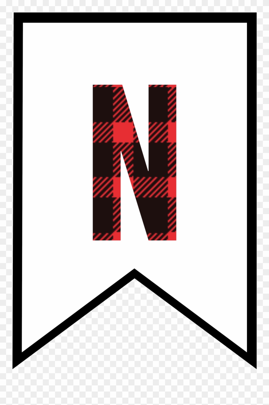 Buffalo Plaid Free Printable Letters Paper Trail - Buffalo Plaid Letters Free Clipart