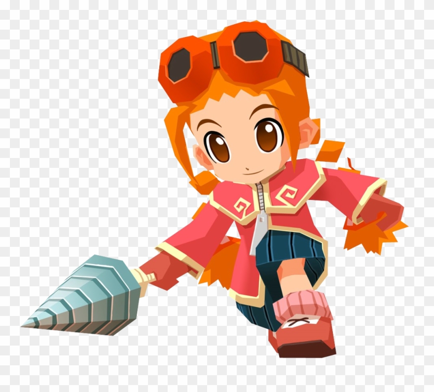 Parin From <i>gurumin - Gurumin A Monstrous Adventure Psp Clipart