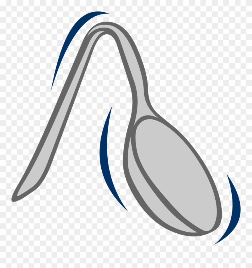 Banner Black And White Download Collection Of Free - Bending Spoon Clipart - Png Download