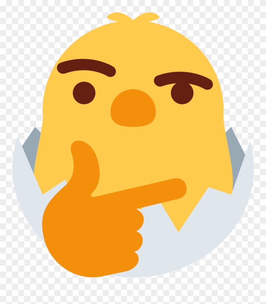 View Samegoogleiqdbsaucenao Thinking Emoji Chicken[1] - Chicken Thinking Clipart