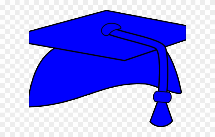 Gown Clipart Blue Cap - Graduation Ceremony - Png Download