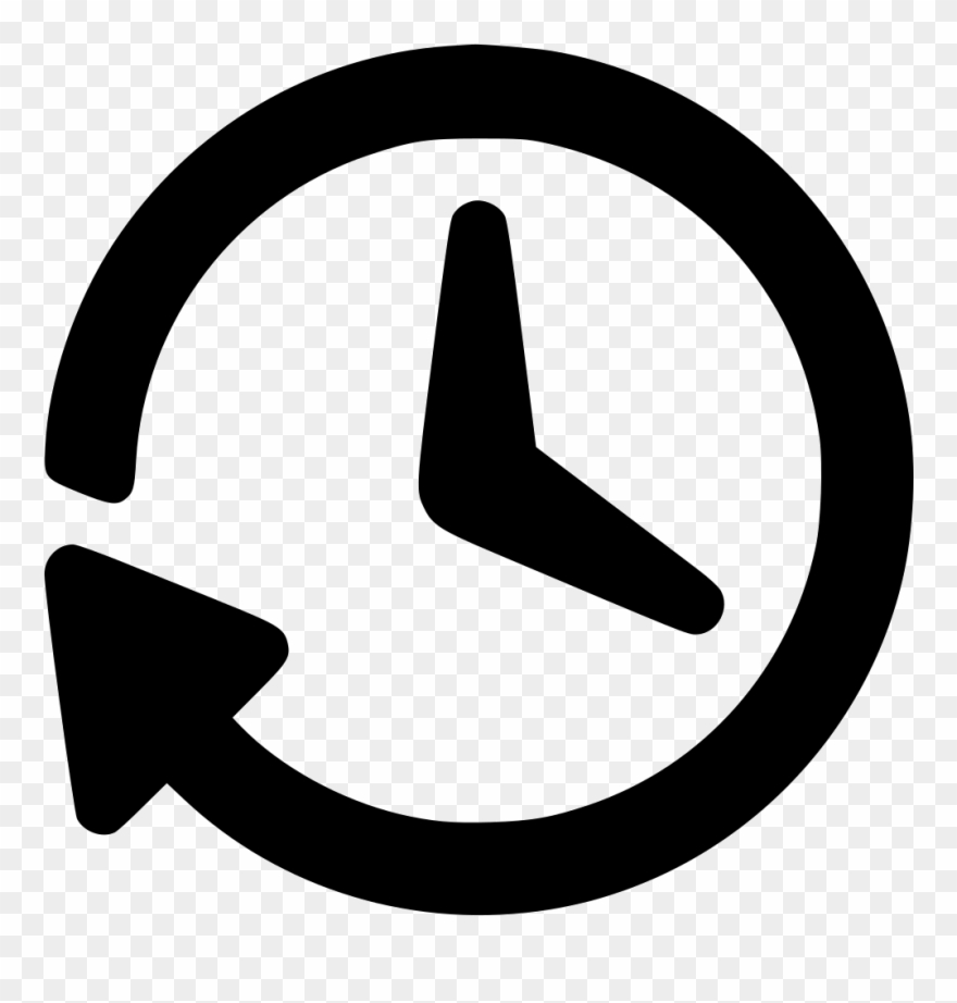 Arrow Clock Svg Download - Phone Logo Png Transparent Background Clipart