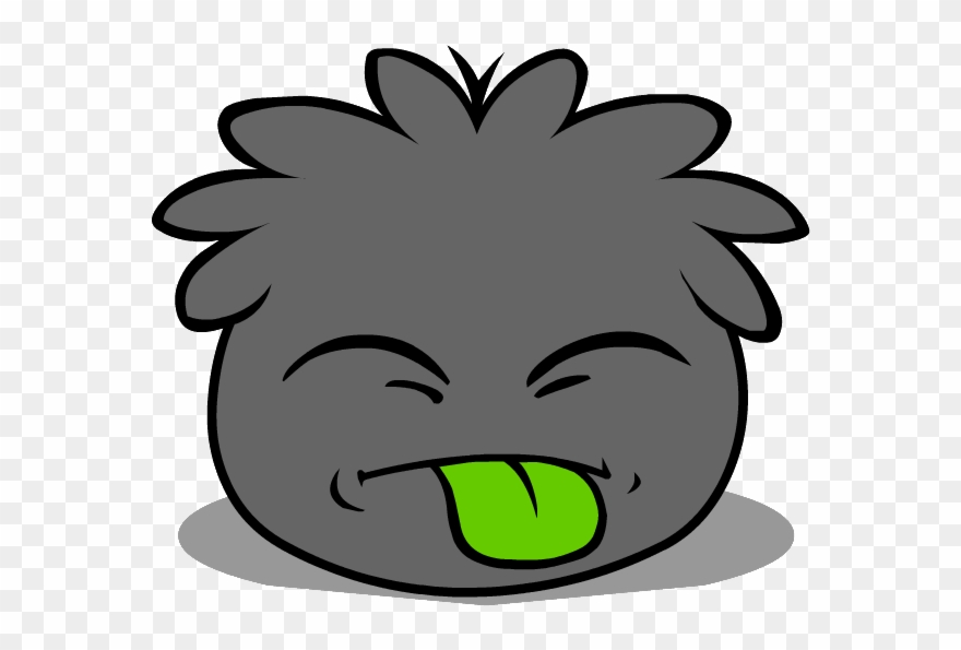 Black Puffle - Black Puffle Png Clipart