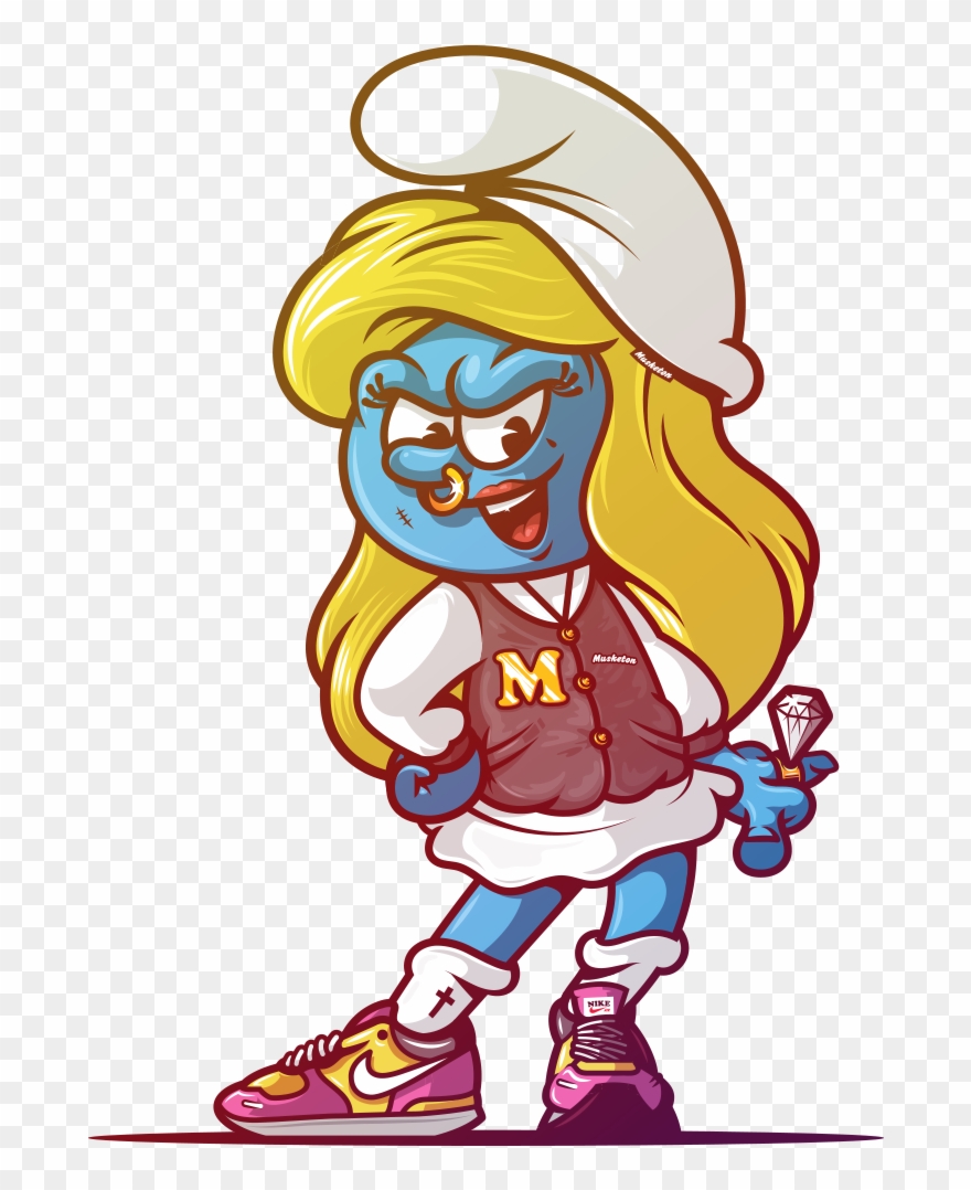 Smurfs Aren't So Innocent As You Always Thought - Smurf Musketon Clipart