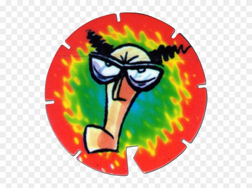 Chupa Caps > Flying 19 Spiky Hair Man - Milk Caps Clipart