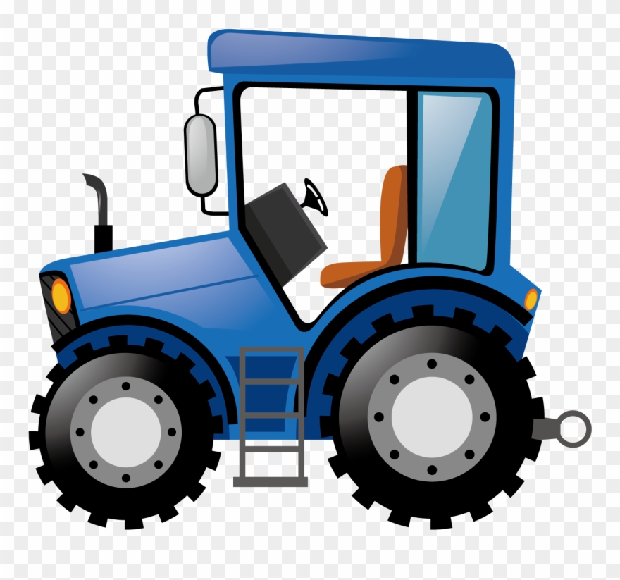 Best 15 Kiss Tractor Stock Photography Clip Art Vector - Tractor With Hay Clipart - Png Download