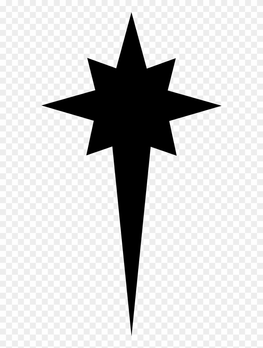 Walked Into The Hickory Hills Presbyterian Church Worship - Star Of Bethlehem Clipart