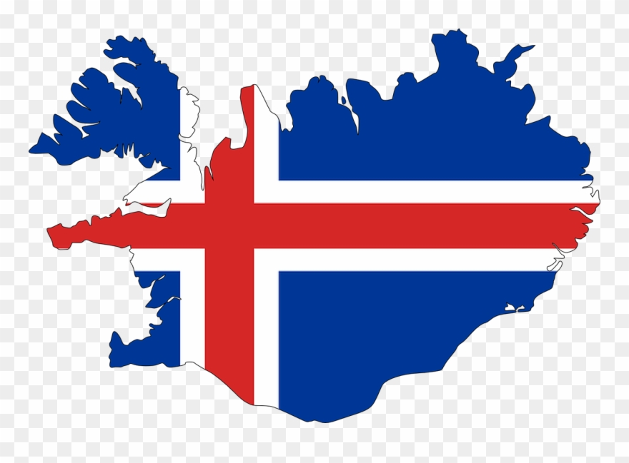 Iceland Language - Iceland Map Clipart