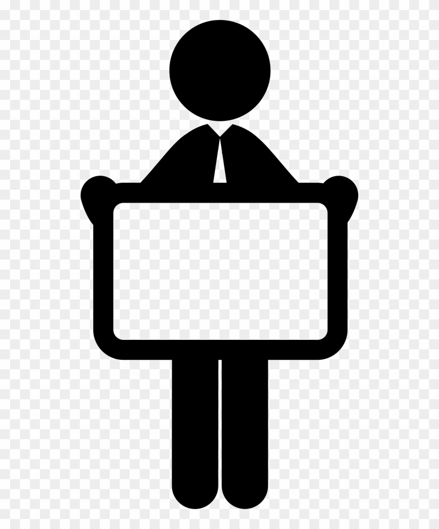 Luggage Icon - Business Man Thinking Icon Clipart