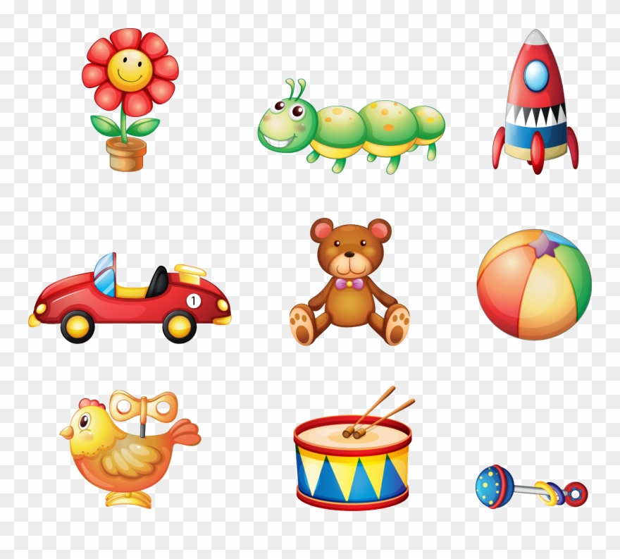 Abaixo Algumas Imagens Em Png,mais 40 No Pacote - Teddy Bears And Toys Coloring Book Clipart