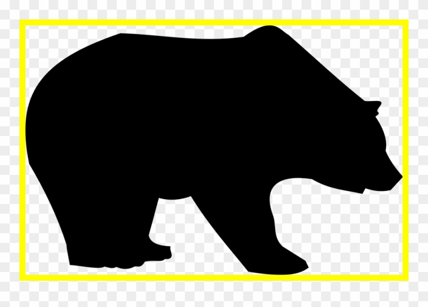 At Getdrawings Com Free For Personal Use - Bear Silhouette Png Clipart