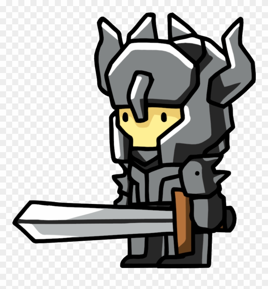 Dark Knight Su - Scribblenauts Unlimited Knight Clipart