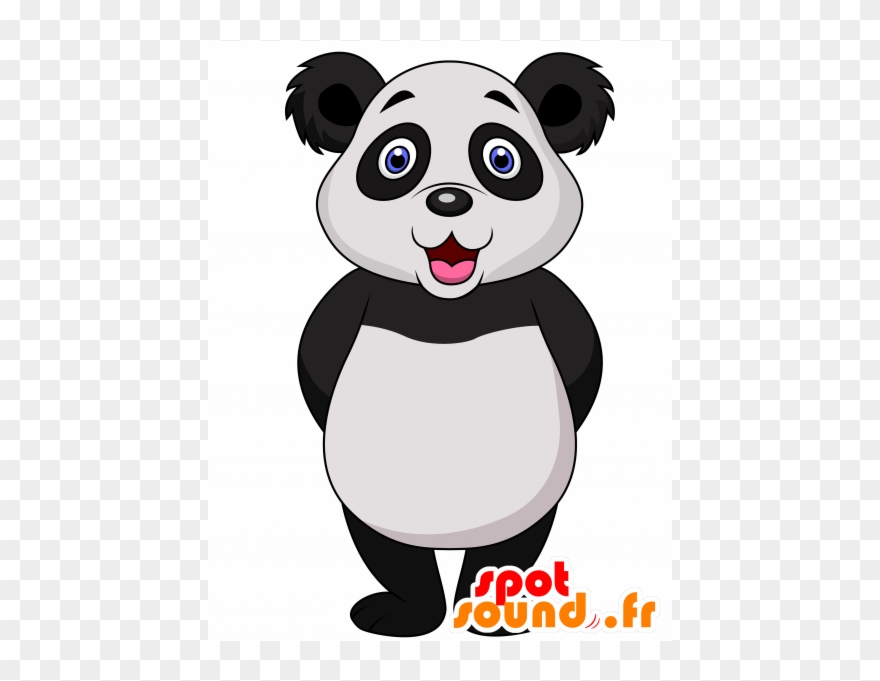 La Mascota De La Panda Blanco Y Negro, Muy Exitoso - 2 New Spotsound Masot Yuru-charas Of Brown And Green Clipart
