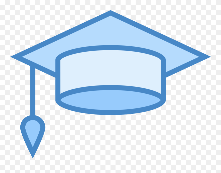 Graduation Cap Icon - Gorro De Graduacion Azul Clipart