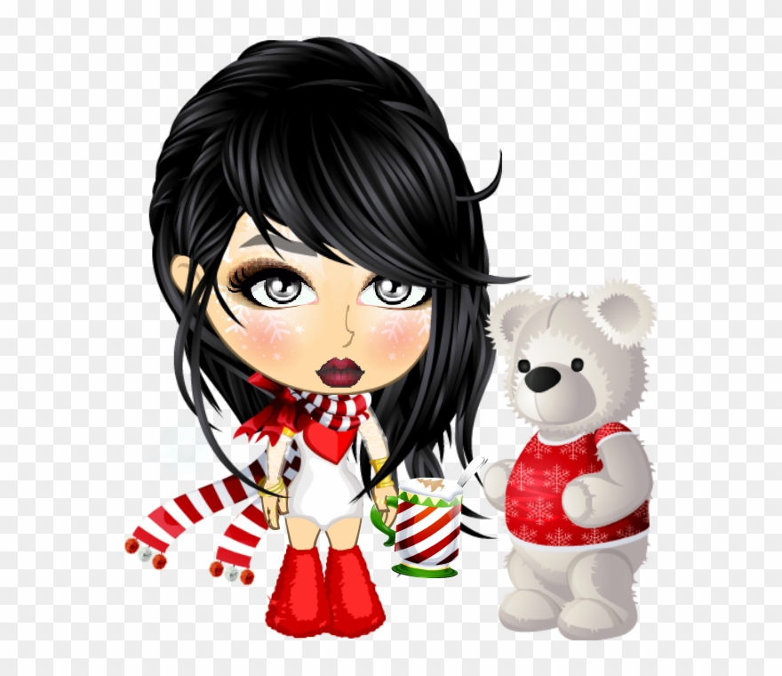 Black Braiden Bun Black Pierre Tied Up - Cartoon Clipart