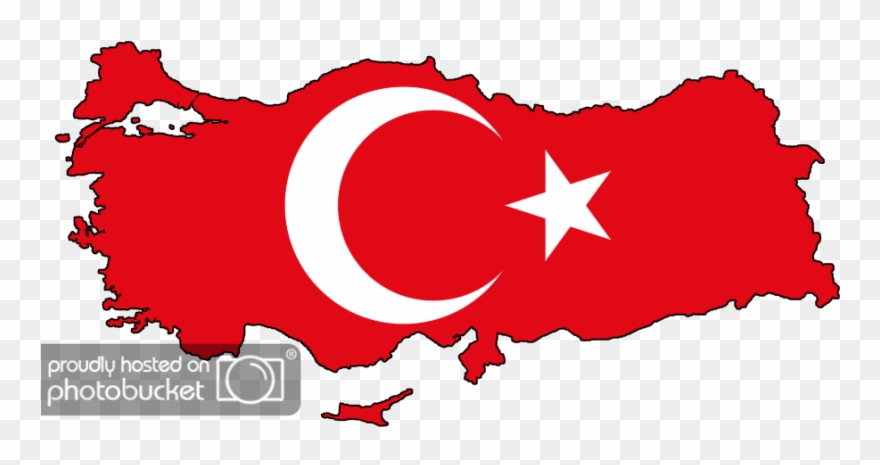 By Joel Richardson “with Prime Minister Erdogan's Islamist - Turkey Flag Map Clipart