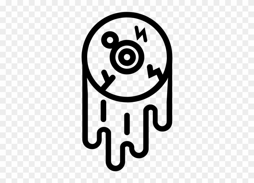 Eye Rubber Stamp Clipart