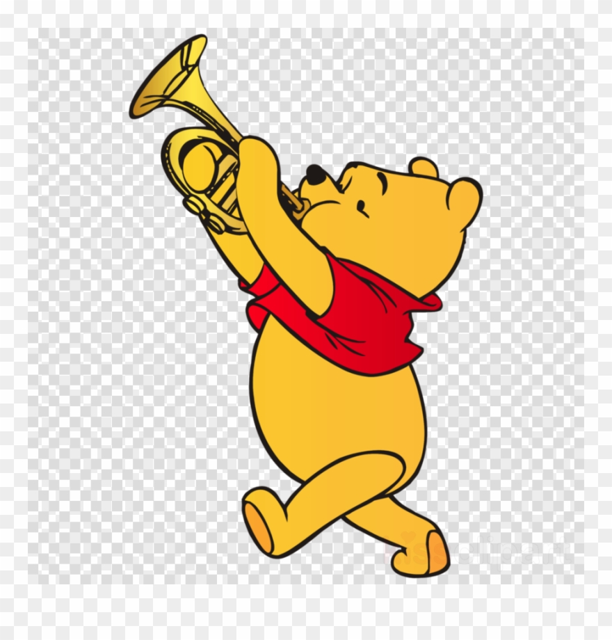 Winnie Pooh Trumpet Clipart Winnie The Pooh Piglet - Winnie The Pooh Png Transparent Png